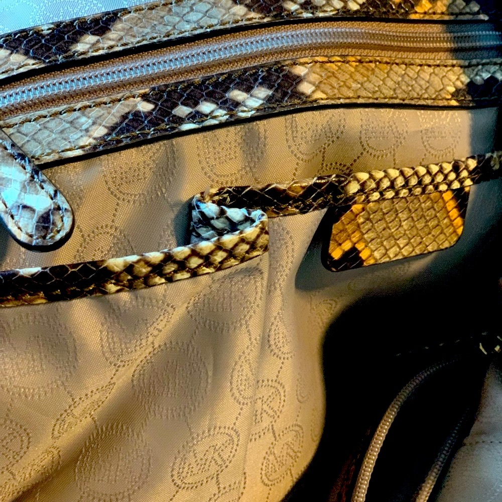 Michael Kors Astor Python Handbag *Great Condition - image 3